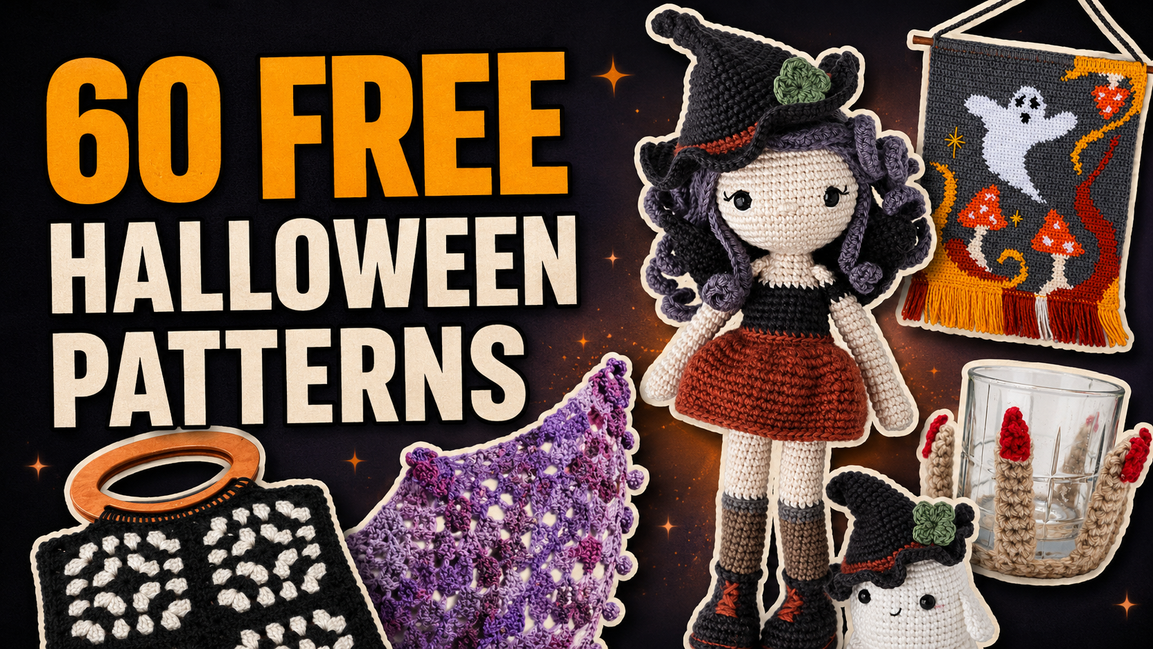 60 Free Halloween Crochet Patterns to Try 🎃