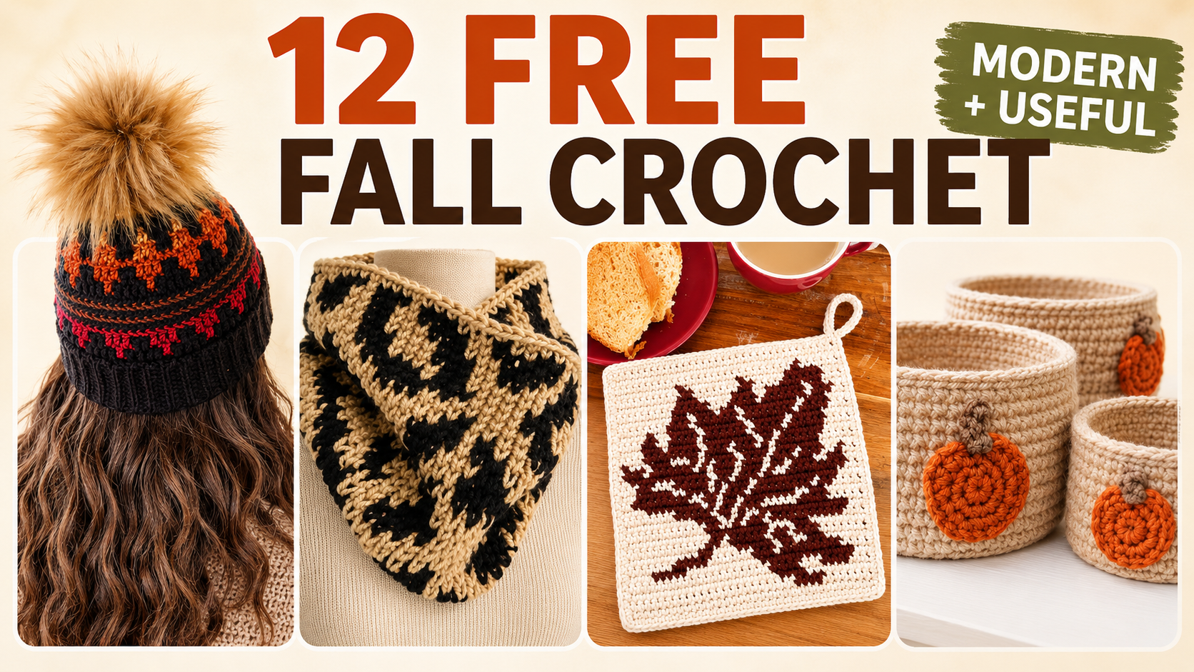 12 Free Fall Crochet Patterns for Cozy Days 🍂