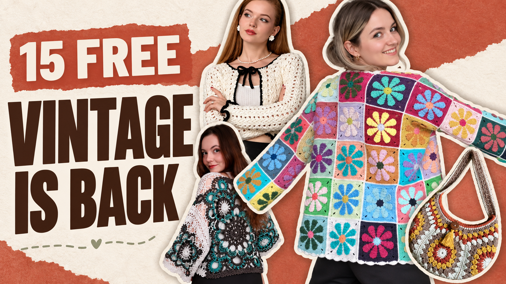 15 Free Vintage Crochet Patterns That Are Back in Style