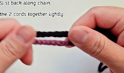 Crochet tutorial step
