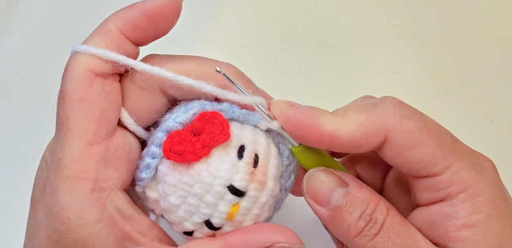 Crochet tutorial step