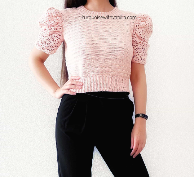 Crochet tutorial step
