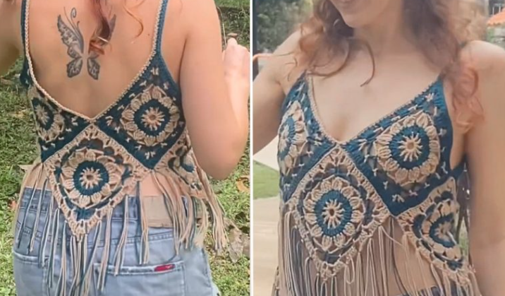 Crochet tutorial step