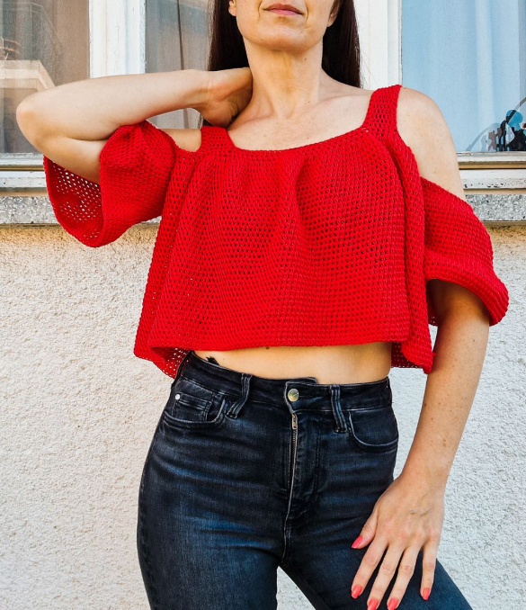 Crochet tutorial step