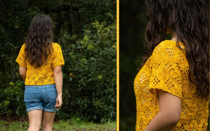 Crochet tutorial step