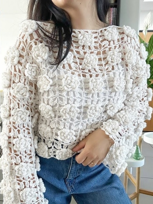 Crochet tutorial step