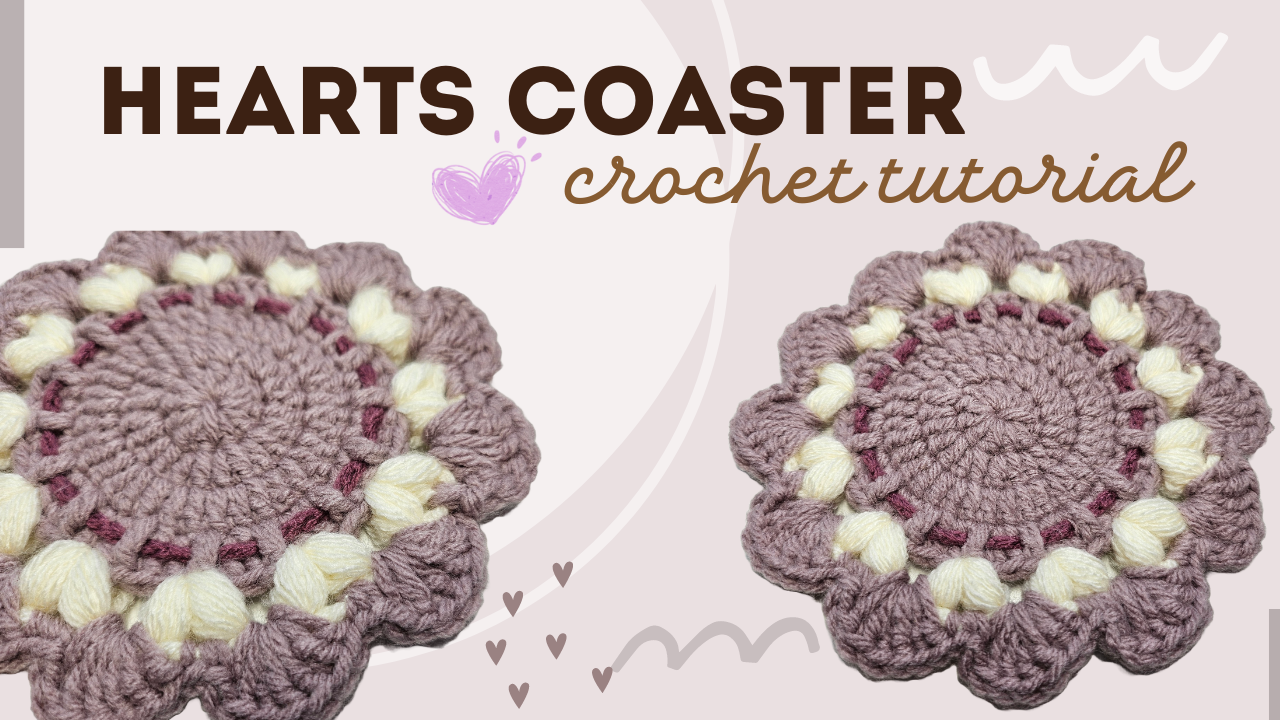 Easy Crochet Heart Coaster Tutorial: A Sweet Handmade Gift
