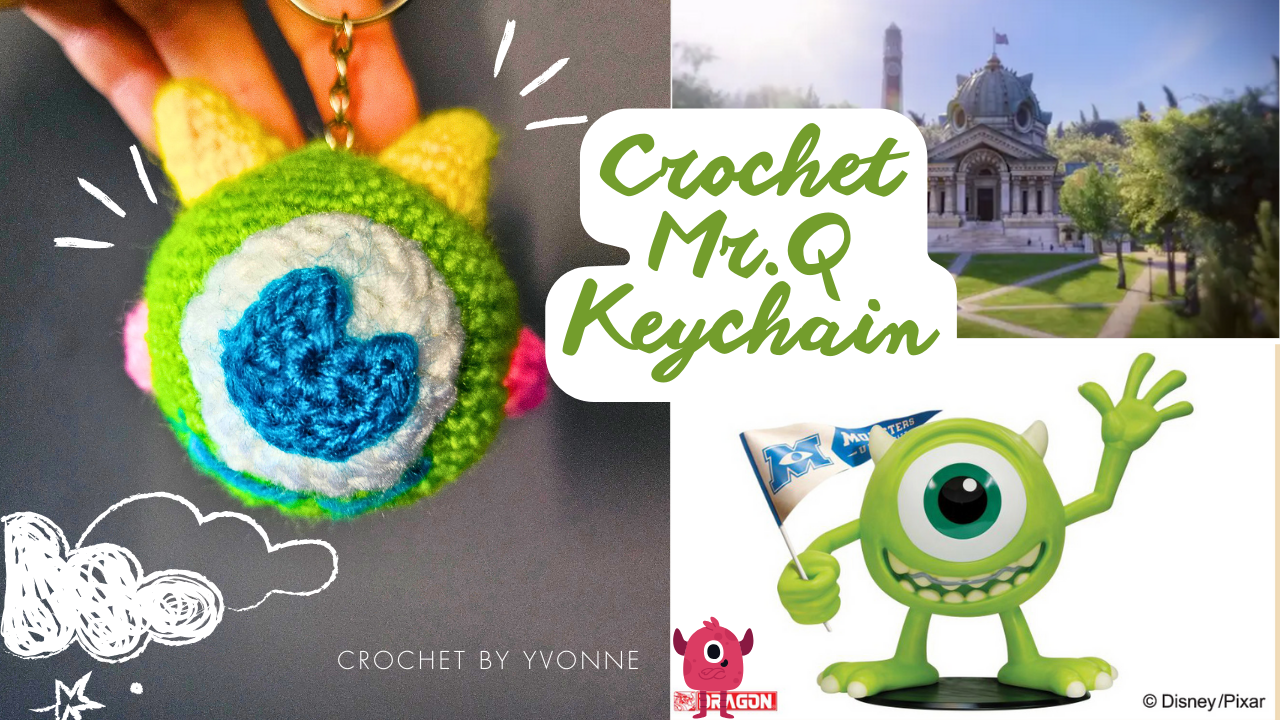 One-Eyed Monster Mike Crochet Keychain: A Playful Little Gift project