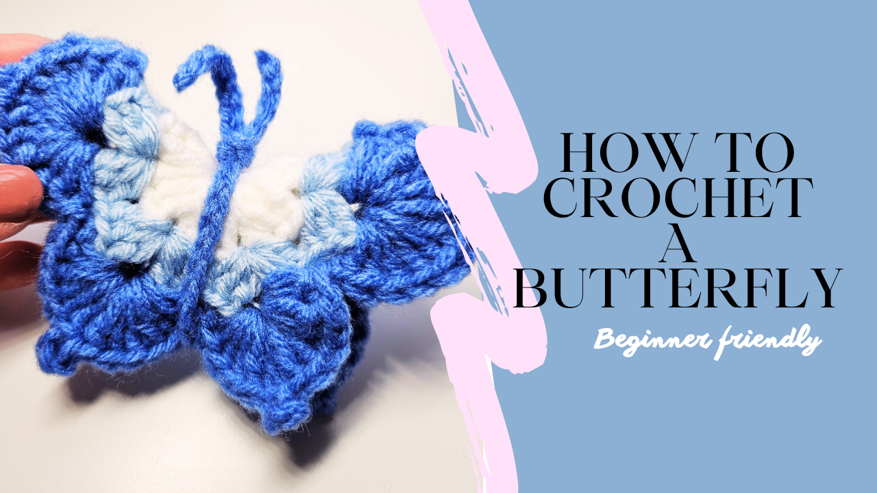 Easy Crochet Butterfly project