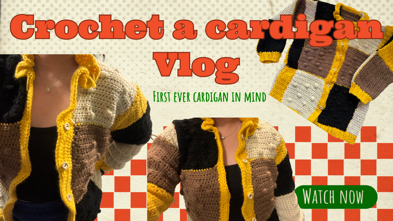 My First Crochet Cardigan: A Beginner Color-Block Project project