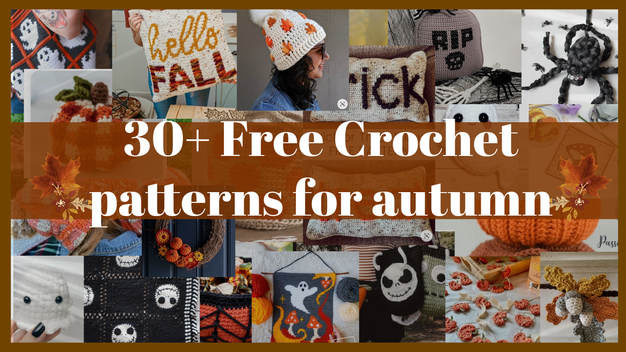 31 Halloween and Fall Crochet Ideas with Pattern Links project
