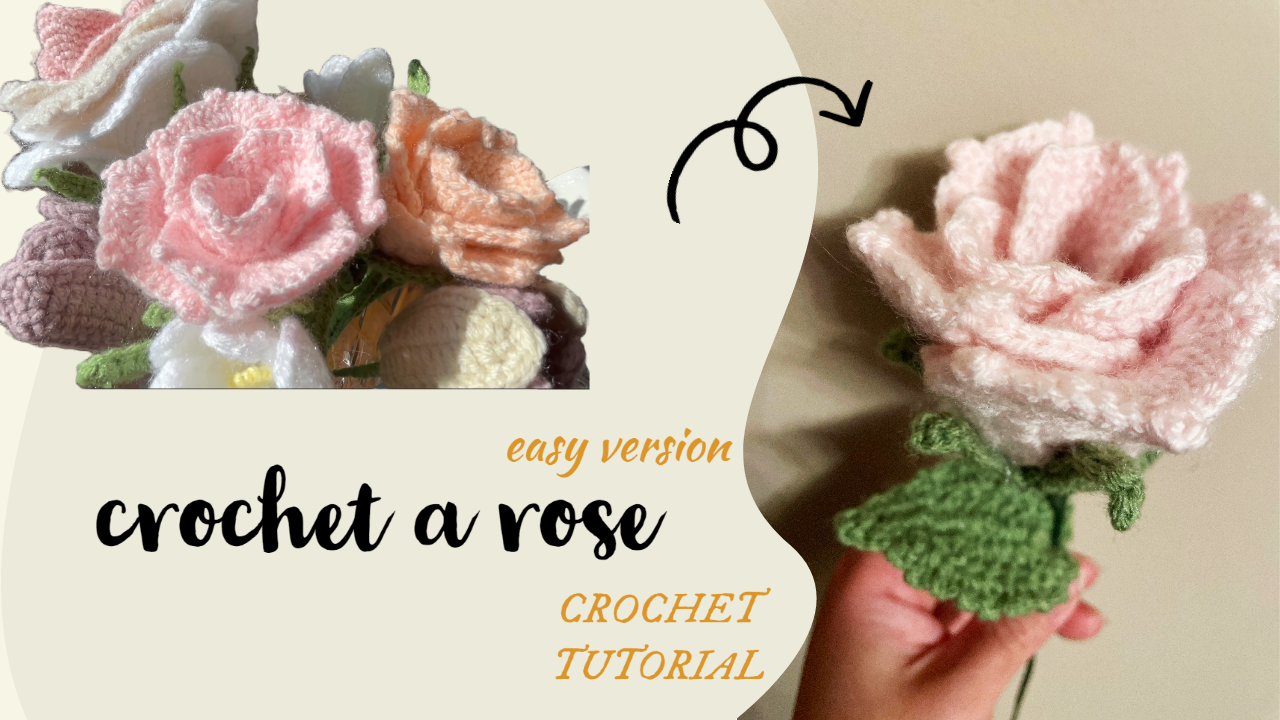 How to Crochet a Rose: A Handmade Flower That Lasts project