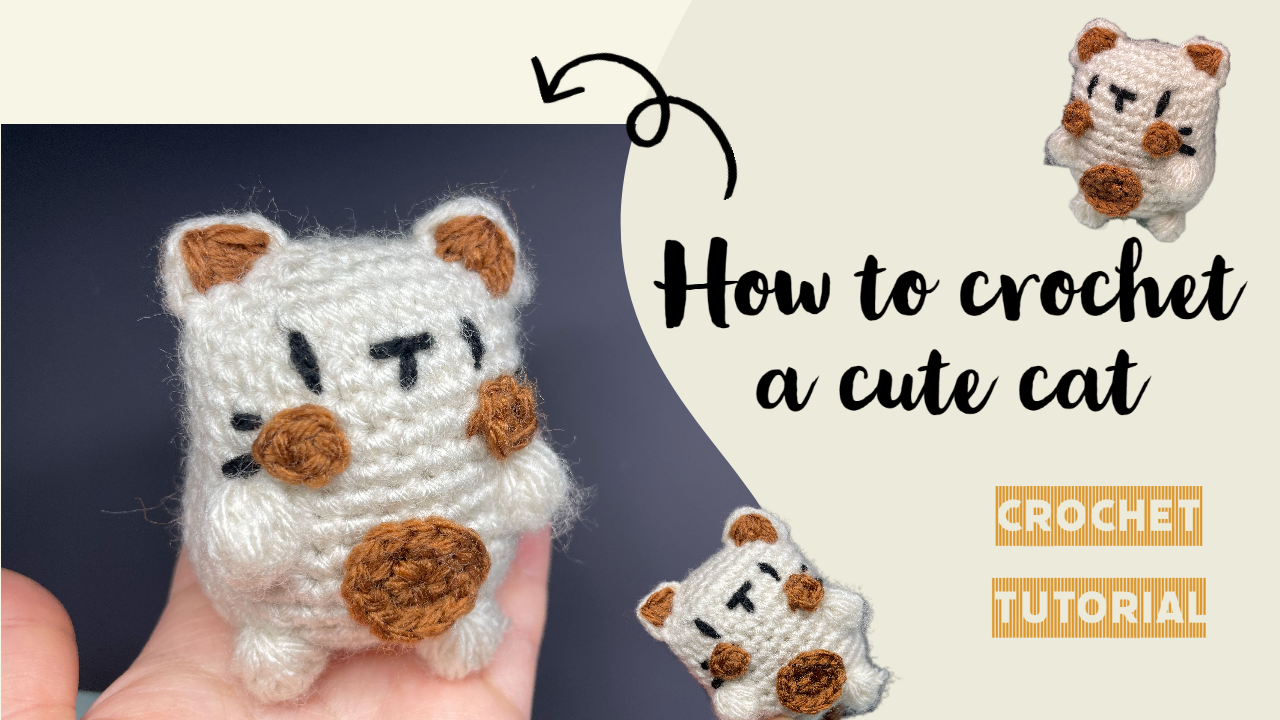 Crochet Mini Cat Amigurumi: A Little Cat with Big Personality project