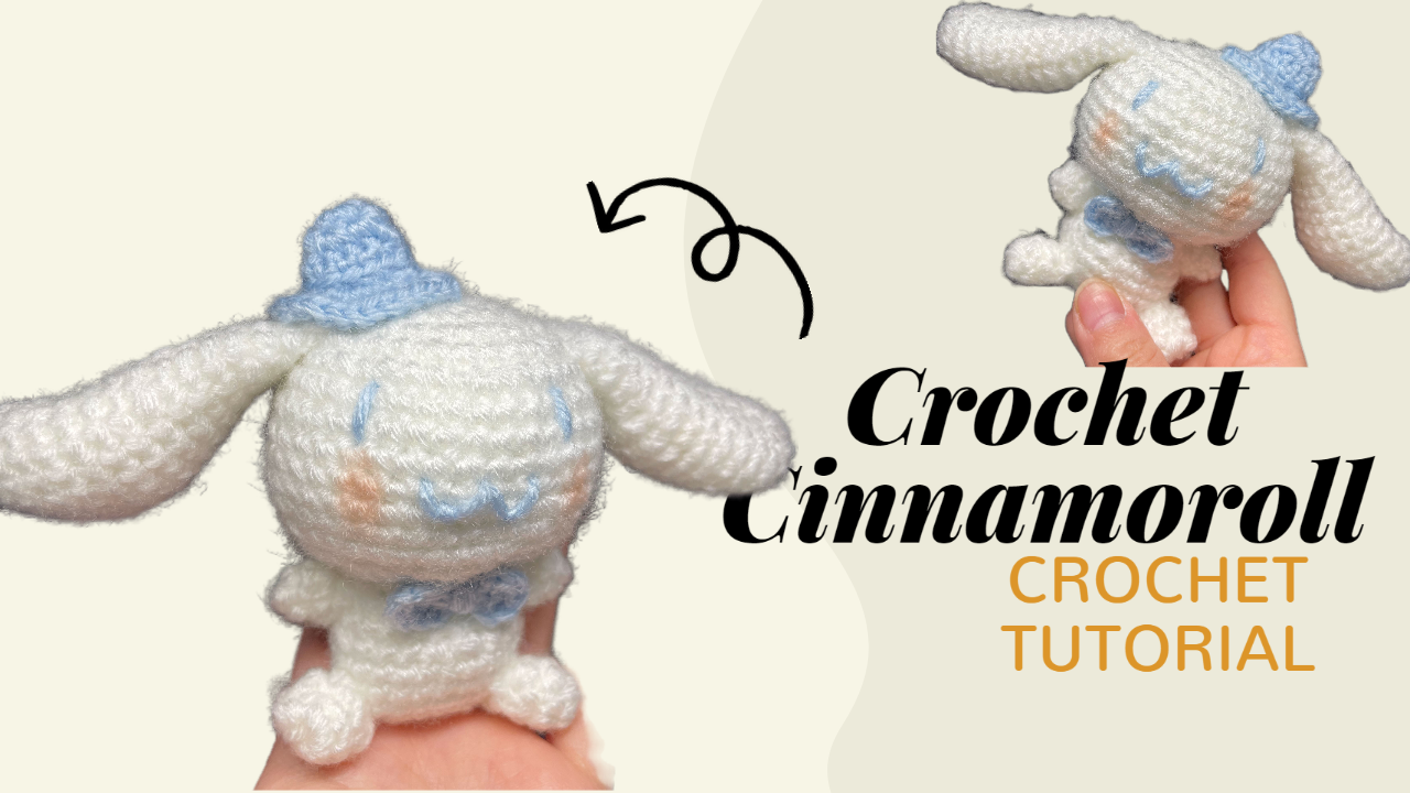 Crochet a Floppy-Eared Puppy with a Tiny Blue Hat project