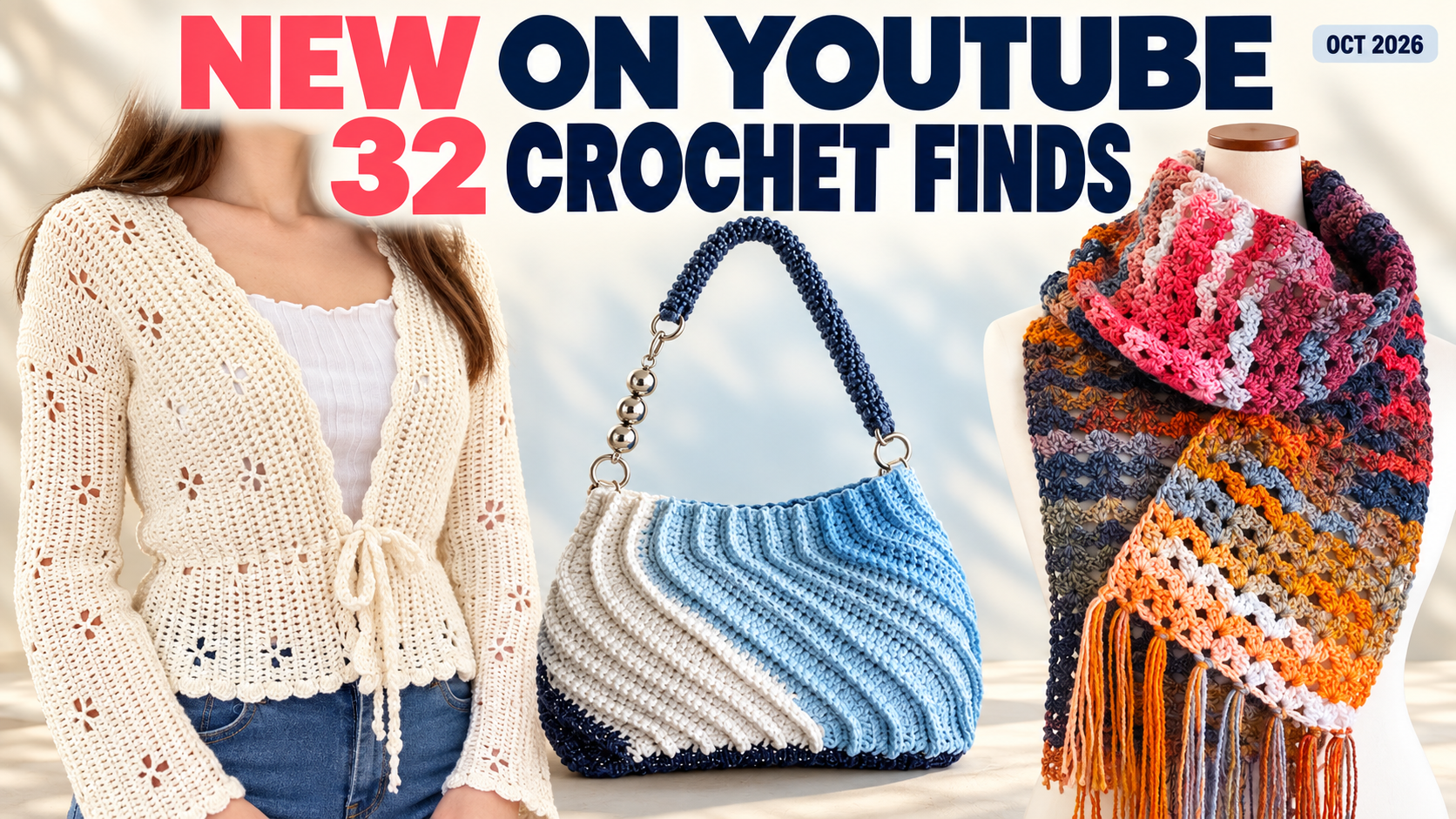 What’s New in Crochet? 32 YouTube Tutorials Worth a Look project